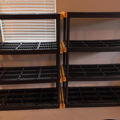 lack Heavy-Duty Storage Shelves (Two Units)