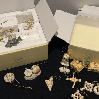 Lenox Miniature Collectible Ornaments Featuring St. Patrick’s & Beach Themes