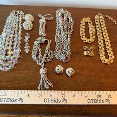 Lot Of 3 Vintage Jewelry Sets