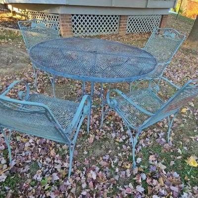 Metal Patio Set