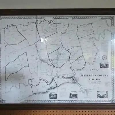 Survey Map Of Jefferson County Virginia 