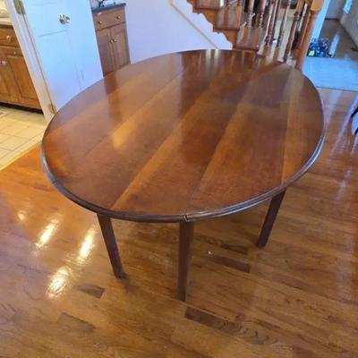 Vintage Cherry Dining Table Gate Leg