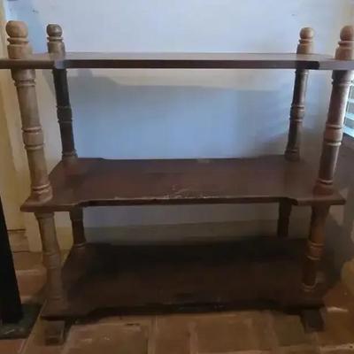 Antique Pine Book Shelf