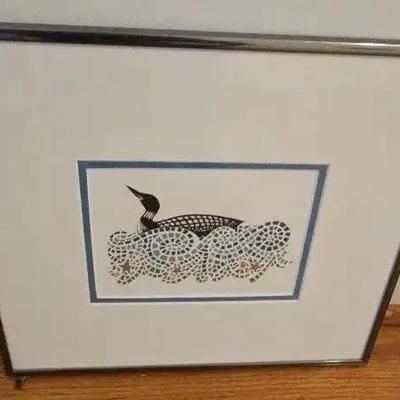 Limited Edition Loon Print By Catherine Green 72/135 Signed and Numbered