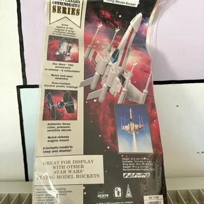 Sealed Estes Star Wars 15th Anniversary Series X-Wing Fighter flying model rocket kit