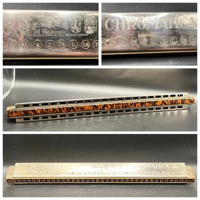 Rare 14” M HOHNER CHROMATICA No. 263 Harmonica Made in Germany
