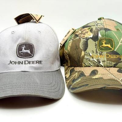 (2) NWT John Deere Hats 
