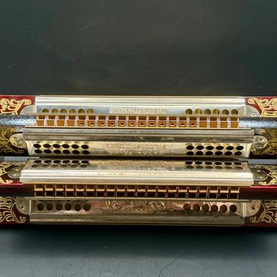 Hohner 53/48 Tremolo Harmonica, also known as the Hohner Kreuzwender or Sextet