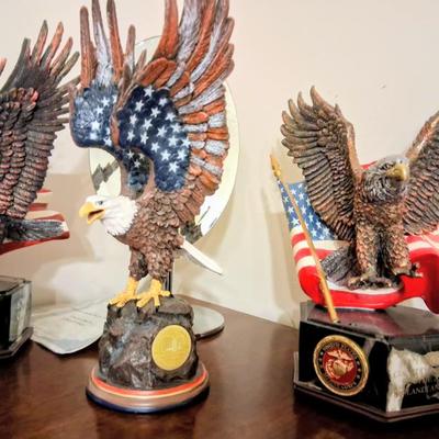 Sale Photo Thumbnail #110: Eagle statues