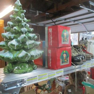 Ceramic tree music box $30