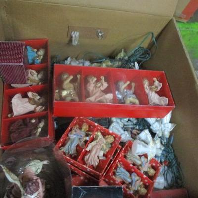 vintage angels and angel lights