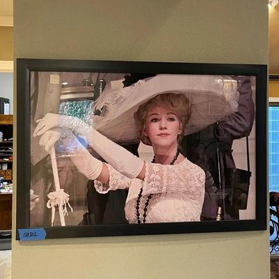 Photograph of an Edwardian Lady With Parasol, Framed