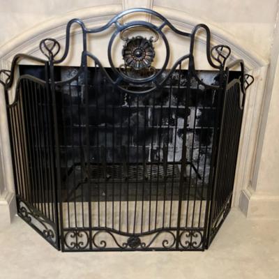 Wrought Iron Fireplace Screen