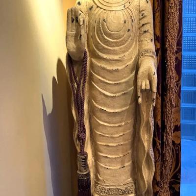 Standing Buddha Resin Sculpture - Lifesize 