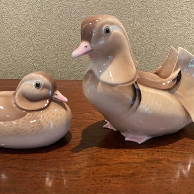 Noritake Bone China 9” Ducks, Pair