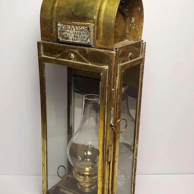 Vintage Bosun Light Oil Lantern No 1889 - Great Britain 1927
