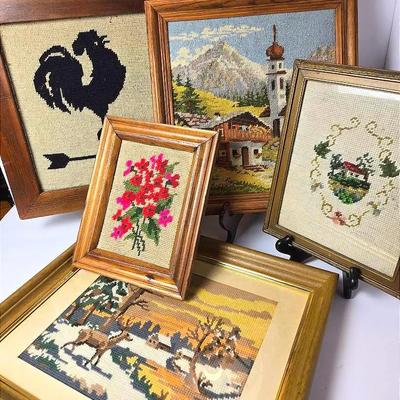 Needlepoint Decor: Completed Framed Projects (5)
