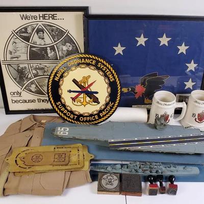 Vintage Lester Associates & Madwell Model Ships, Post-WWII Tankards, Uniform Shirt & Slacks & More