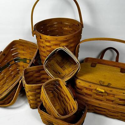 Longaberger Basket Collection Lot 1 Of 2 