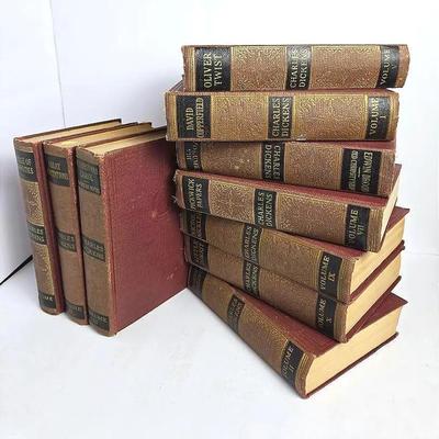 Vintage The Works Of Charles Dickens, Books Inc Edition - 10 Volumes 