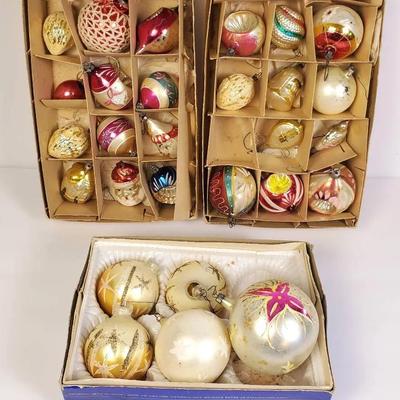 Vintage Glass Christmas - Many Made In West Germany