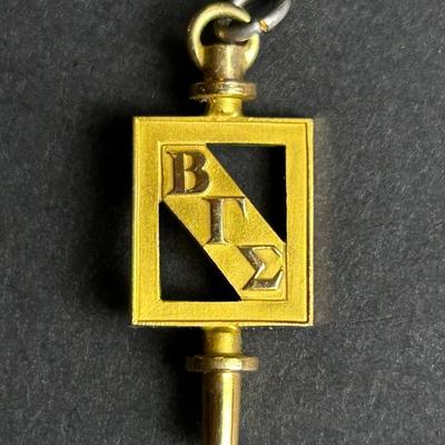 10K Gold Beta Gamma Sigma Business Honor Society Pendant - 1.5" Long