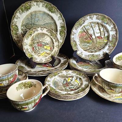 Johnson Brothers Friendly Village Dishware -  Set Of Five - 5-Piece Place Settings