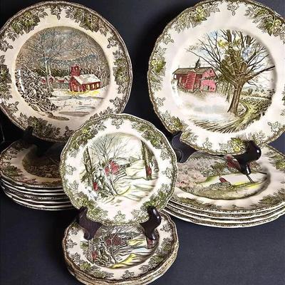 Johnson Brothers Friendly Village Plates