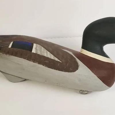 Jim Pierce Signed Mallard Duck Decoy - Havre De Grace, MD