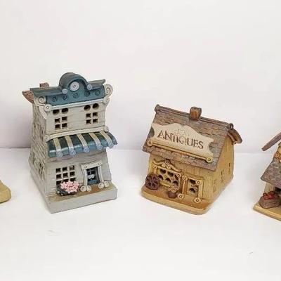 Windy Meadows Village Candleholders - Tallest 7”