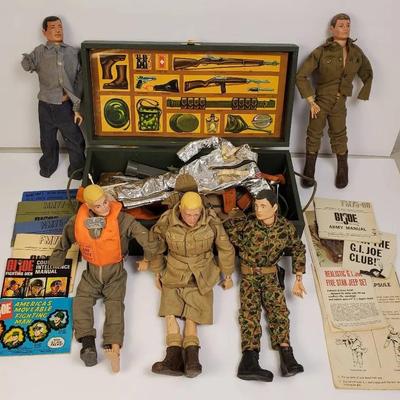 Vintage Hasbro GI Joe Adventure Team Action Figures, Outfits, Accessories & Foot Locker