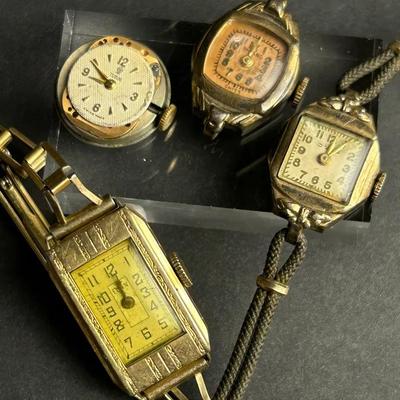 Vintage Ladies Watches - Tudor, Elgin, Picard, & Orvis