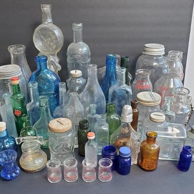 Vintage & Antique Glass Bottles & Jars: Patent Medicine, Dairy, Mason Jars, More