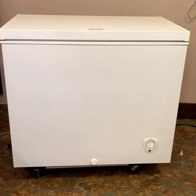 Crosley Chest Freezer on Wheeled Trolley