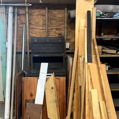Large Lumber & Wood Collection with PVC Pipe