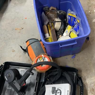 Klutch Quick-Draw Spool Gun (Untested) with Miscellaneous Tools & Supplies