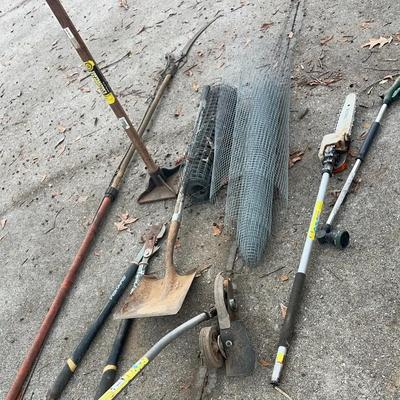 Lawn & Garden Tools Featuring 7-Foot Scythe, Metal Fencing & More