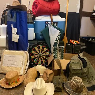 Camping Gear, Outdoor Accessories & Travel Items Collection