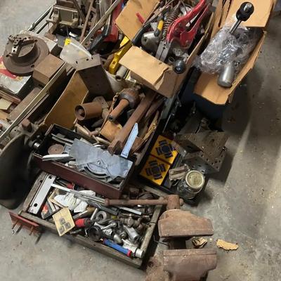 Large Variety of Shop Tools & Hardware – Mixed Lot