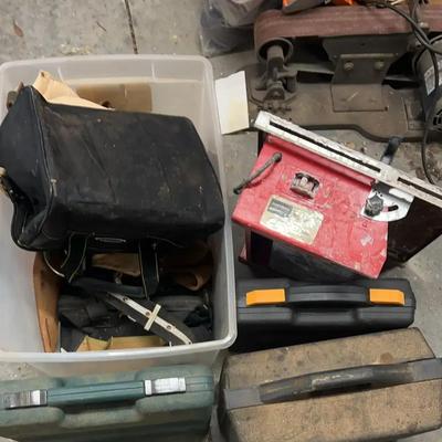 Northern Industrial 7" Tile Cutter (Untested), Tool Bags & Carrying Cases