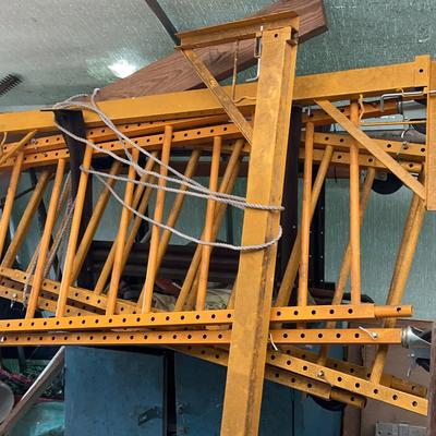 Metal Scaffolding System on Wheels