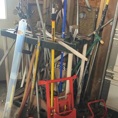 Lawn & Garden Tools with Storage Stand