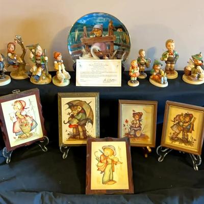 Hummel Figurines, Decorative Plate & Wall Art