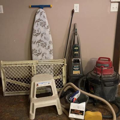 Cleaning Materials, Vacuums & Household Items