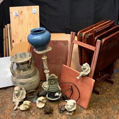 Garden Decor & Disassembled Wooden Tables Collection