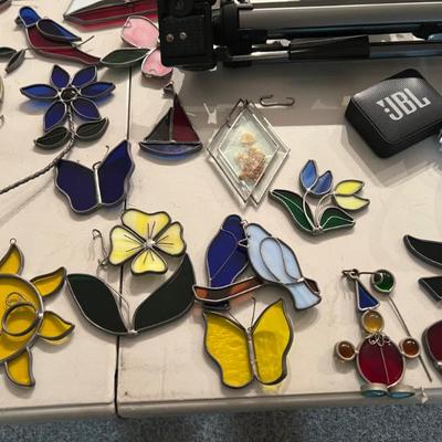 More stained glass sun catchers