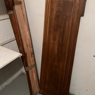 Headboard & side rails for double bed