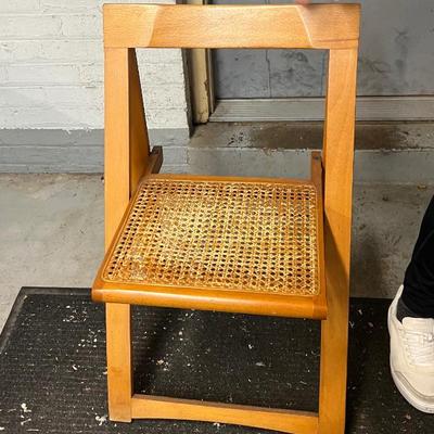 Sale Photo Thumbnail #4: Teak cane chairs