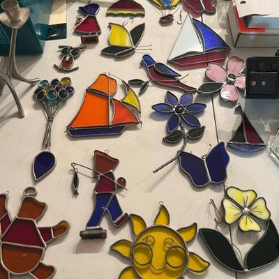 Stained glass sun catchers