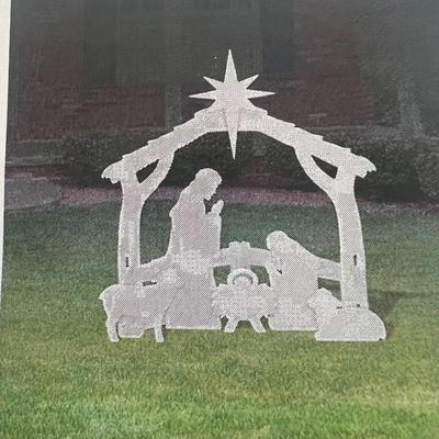 Outdoor nativity set
